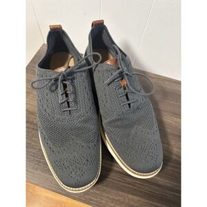 Cole Hahn Original Grand Gray Stitch light Wingtip Size 9 EUC